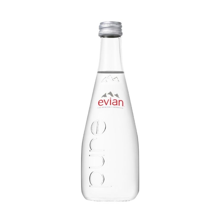 Agua Mineral Natural Evian Botella 330ml