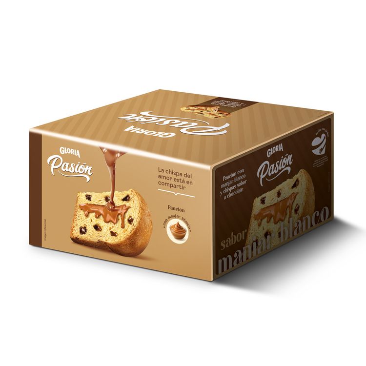 Panetón Gloria Pasión Sabor Manjarblanco Caja 500g