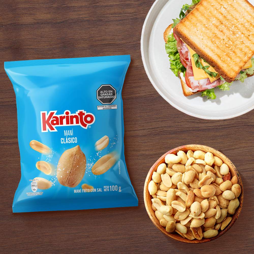 Maní Karinto Clásico Salado 100g