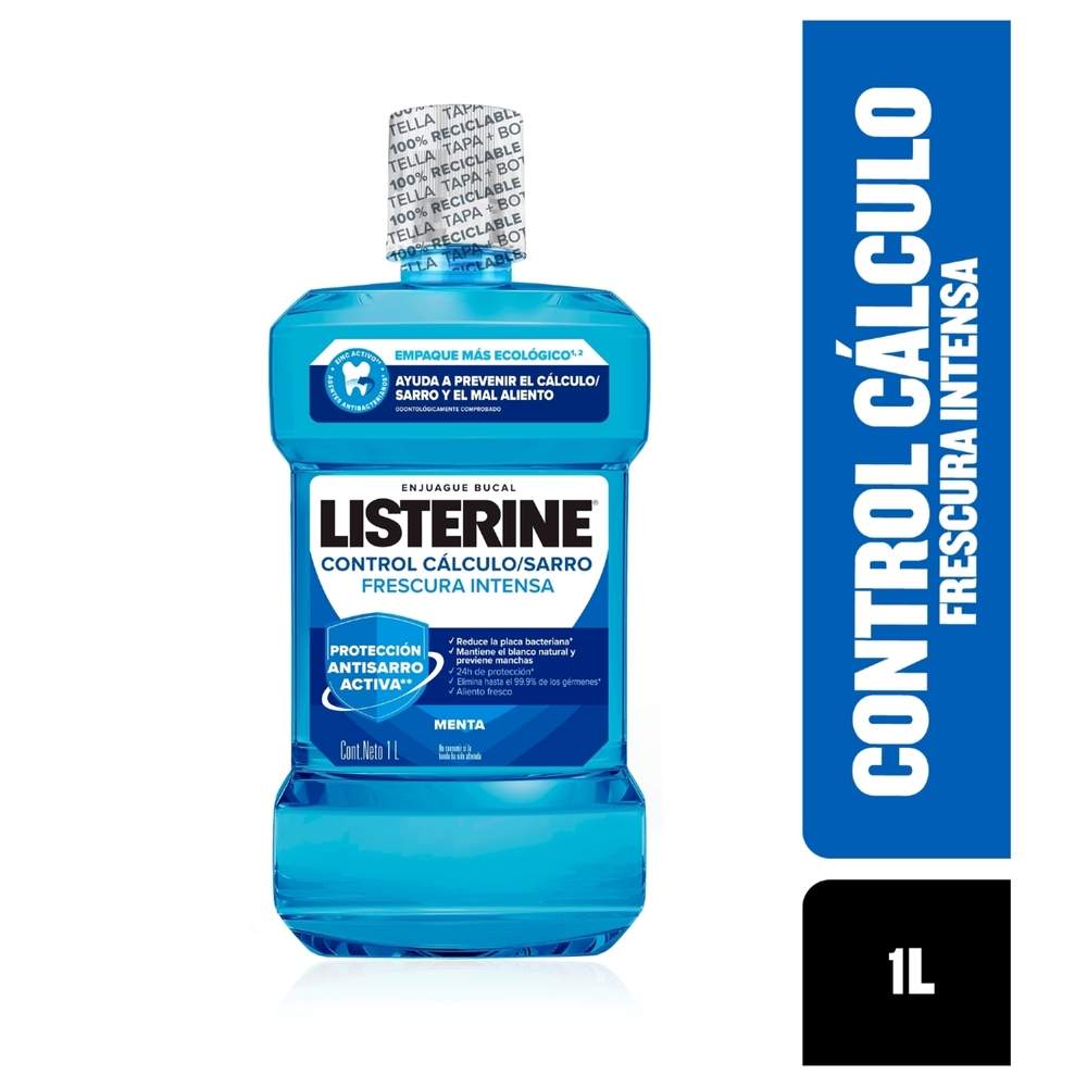 Enjuague Bucal Listerine Control Sarro 1L