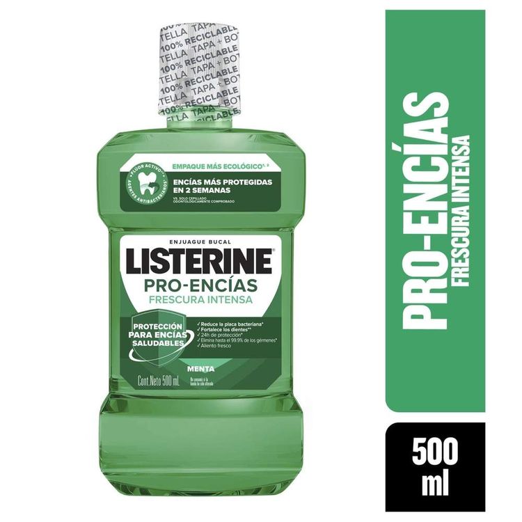 Enjuague Bucal Listerine Pro-Encías 500ml