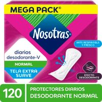 Protectores Diarios Nosotras Desodorante Normal 120un