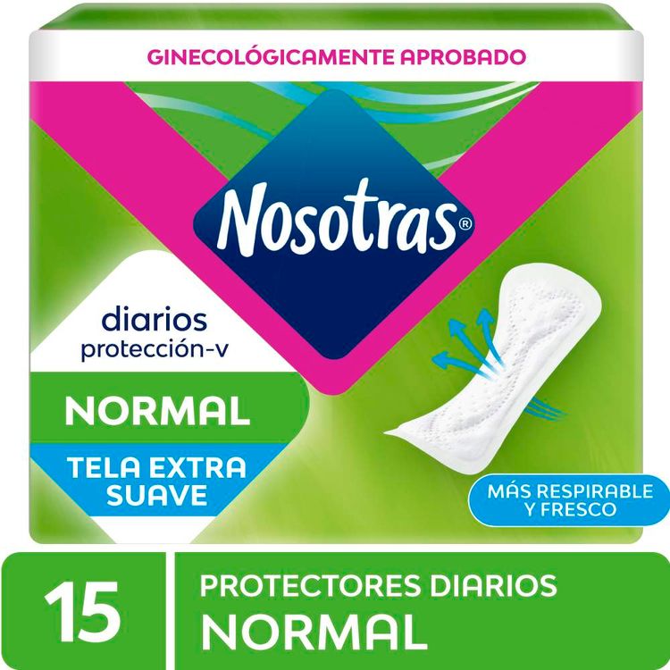 Protectores Diarios Nosotras Normal 15un