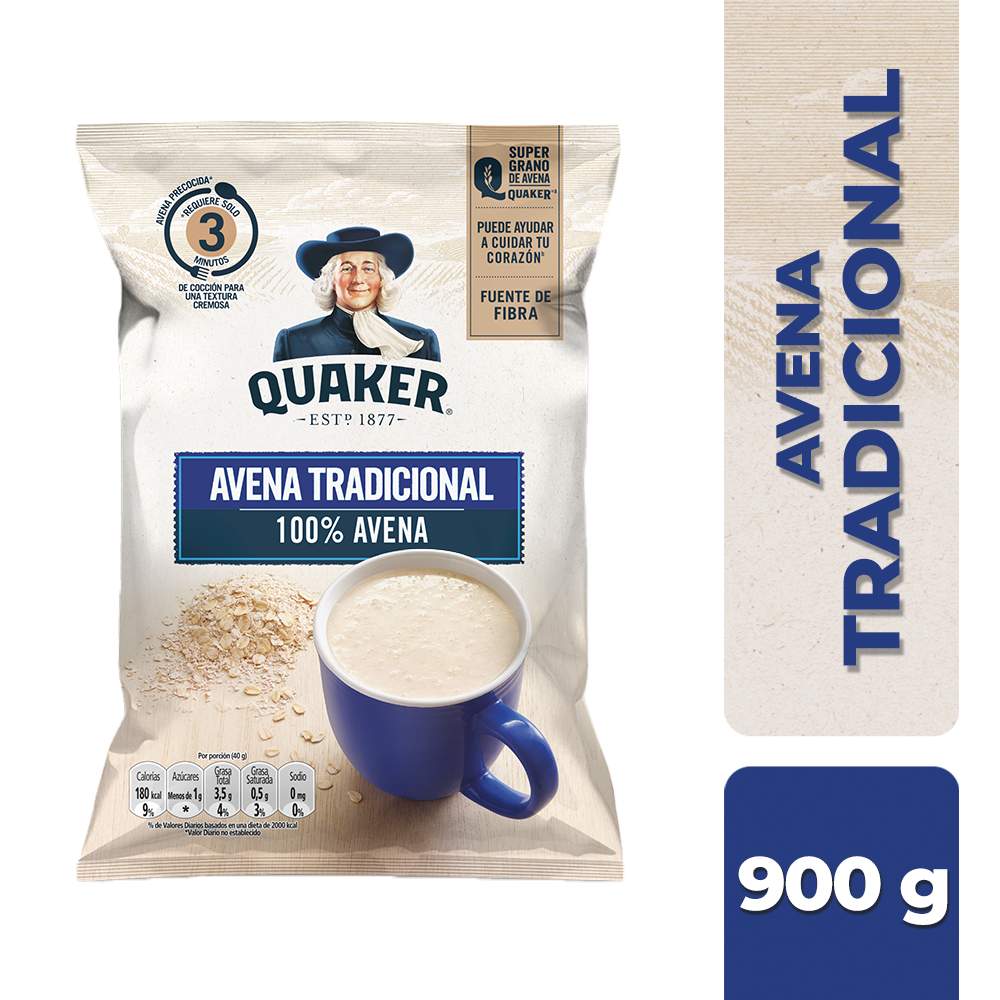 Avena Tradicional Quaker 900g