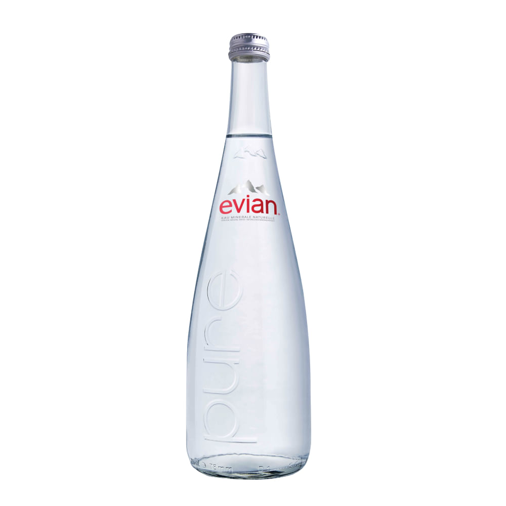 Agua Mineral Natural Evian Botella 750ml