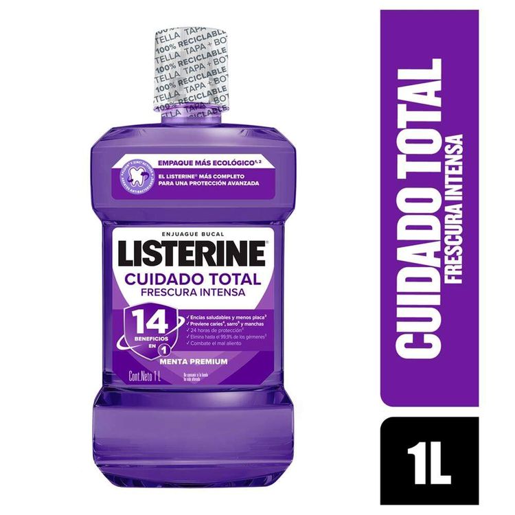 Enjuague Bucal Listerine Cuidado Total 1L
