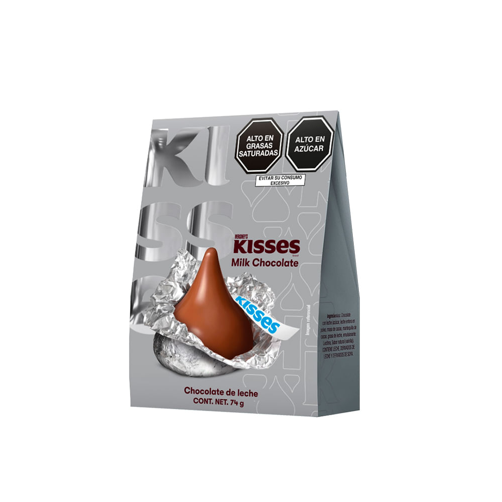 Chocolate de Leche Hershey's Kisses 74g