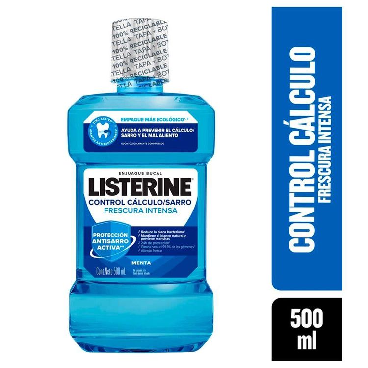 Enjuague Bucal Listerine Control Sarro 500ml