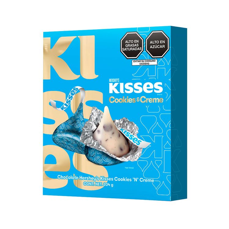 Chocolate Hershey's Kisses Cookies n Creme 204g