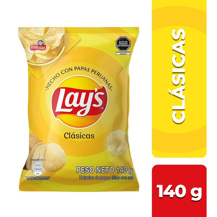 Papas Fritas Lay's Clásicas 140g