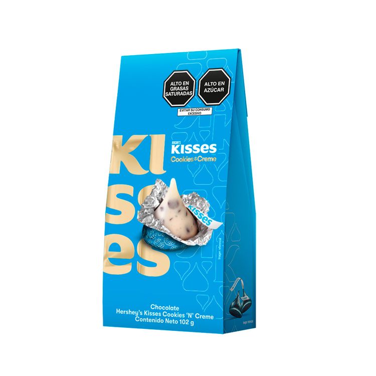 Chocolate Hershey's Kisses Cookies n Creme 102g