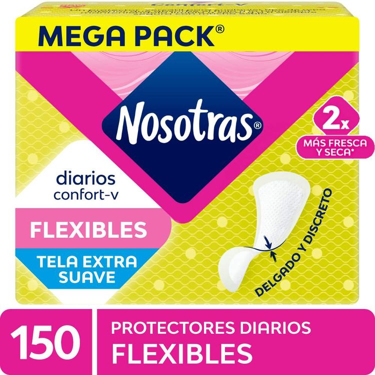 Protectores Diarios Nosotras Flexibles 150un