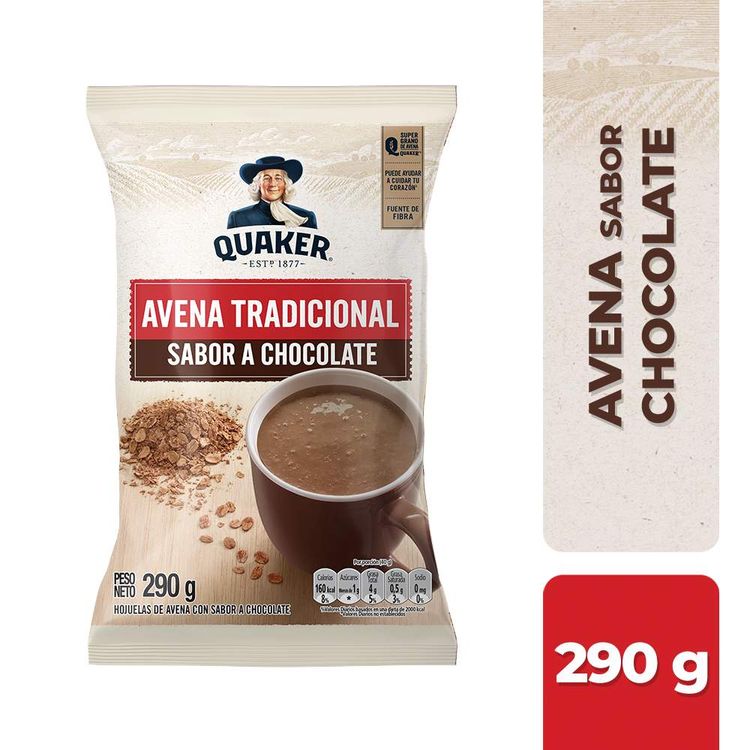 Avena Quaker Tradicional Sabor Chocolate 290g