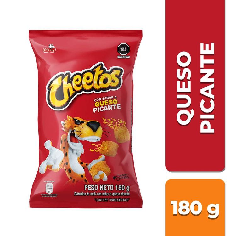 Snack de Maíz Cheetos Queso Picante 180g