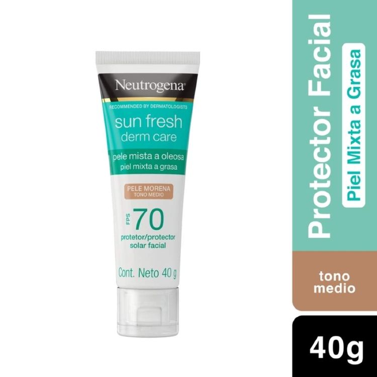 Protector Solar Facial Neutrogena Tono Medio FPS70 40g