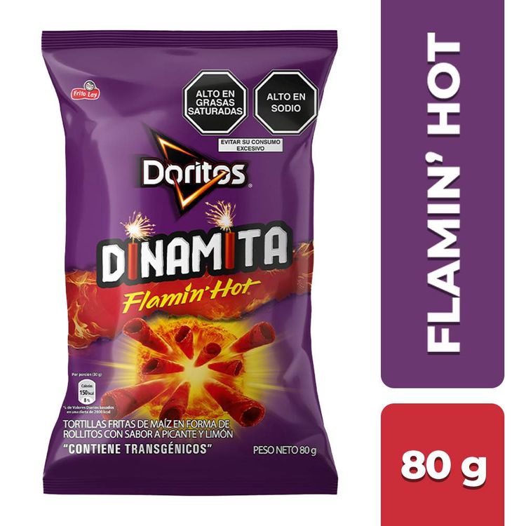 Tortilla Chips Doritos Dinamita Flamin Hot 80g