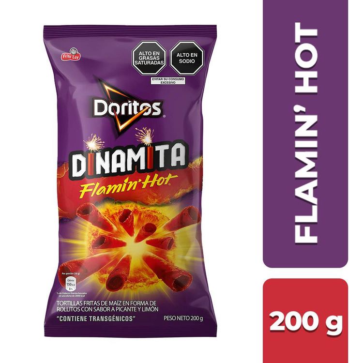 Tortilla Chips Doritos Dinamita Flamin Hot 200g