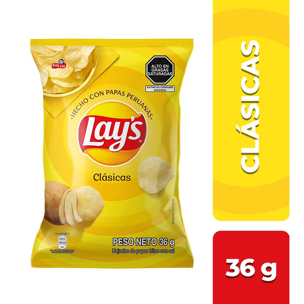 Papas Fritas Lay's Clásicas 36g