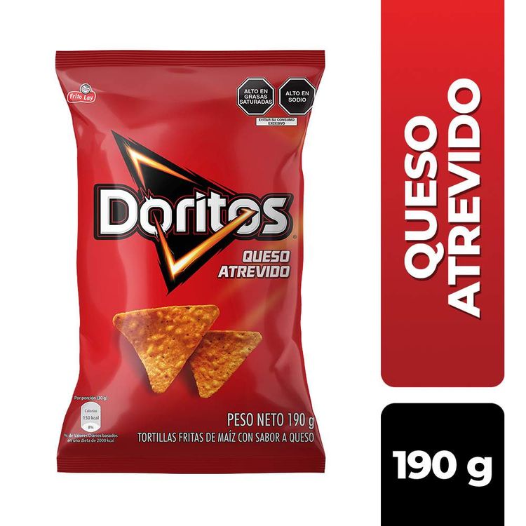 Tortilla Chips Doritos Queso Atrevido 190g