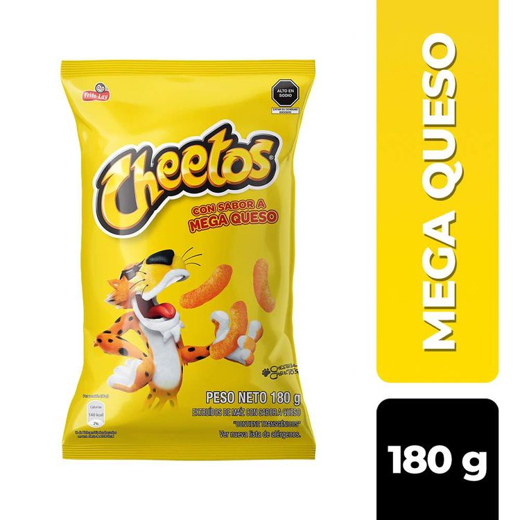 Snack de Maíz Cheetos Mega Queso 180g