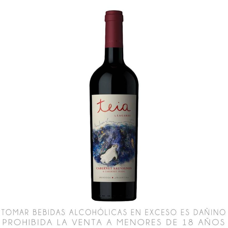 Vino Tinto Cabernet Sauvignon - Franc Teia Botella 750ml