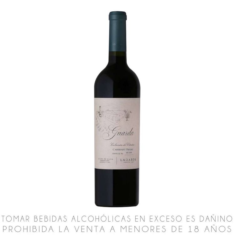 Vino Tinto Cabernet Franc Lagarde Guarda Botella 750ml