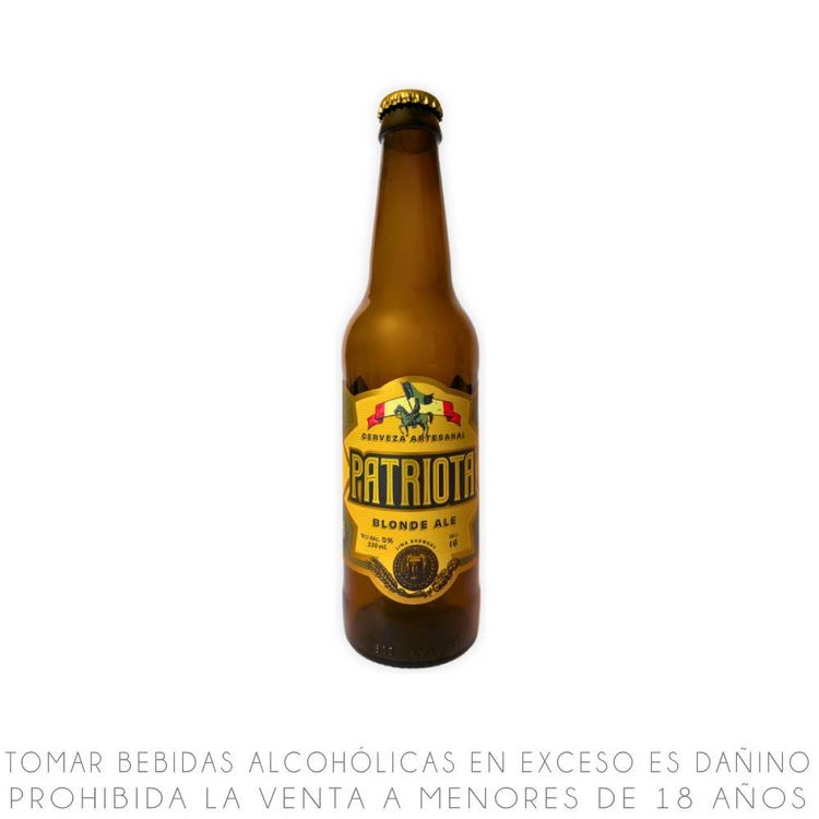 Cerveza Artesanal Patriota Blonde Ale Botella 355ml