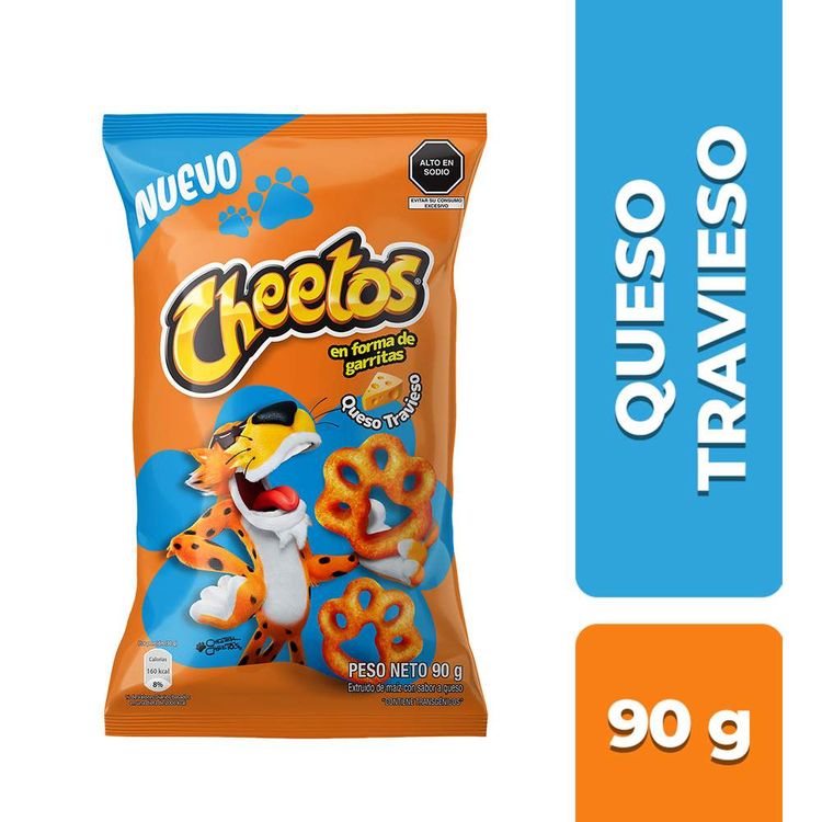 Snack de Maíz Cheetos Garrita Queso Travieso 90g
