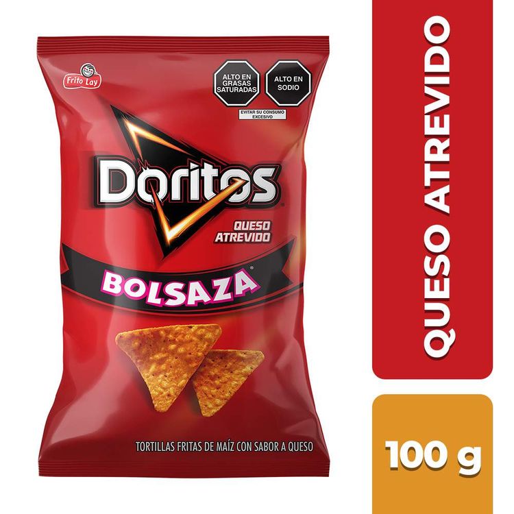 Tortilla Chips Doritos Queso Atrevido 100g