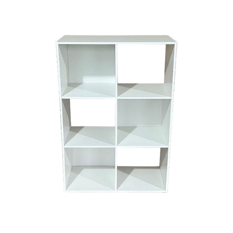 Estante Ema M+Design 6 Espacios 70x35x100cm Blanco