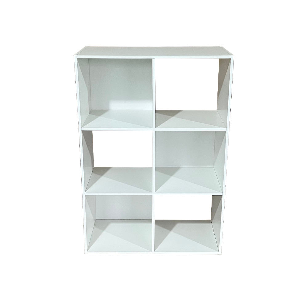 Estante Ema M+Design 6 Espacios 70x35x100cm Blanco