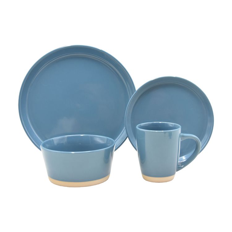 Juego de Loza Krea 16 Piezas Mate Moderna