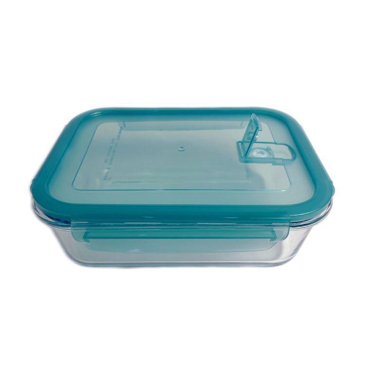 Contenedor Krea Hermético Vidrio Rectangular 1.5L