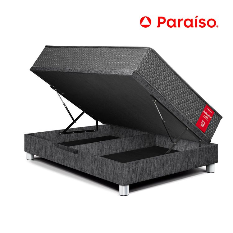 Cama Boxet su Majestad 2 Plazas Charcoal