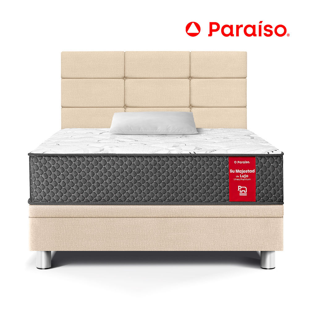 Dormitorio Boxet Blocks su Majestad 1.5 Plazas Champagne