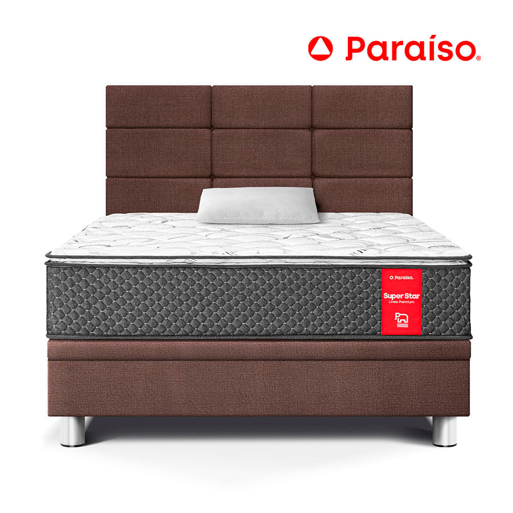 Dormitorio Boxet Blocks Super Star 1.5 Plazas Chocolate