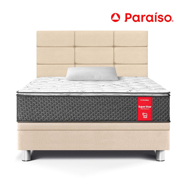 Dormitorio Boxet Blocks Super Star 1.5 Plazas Champagne