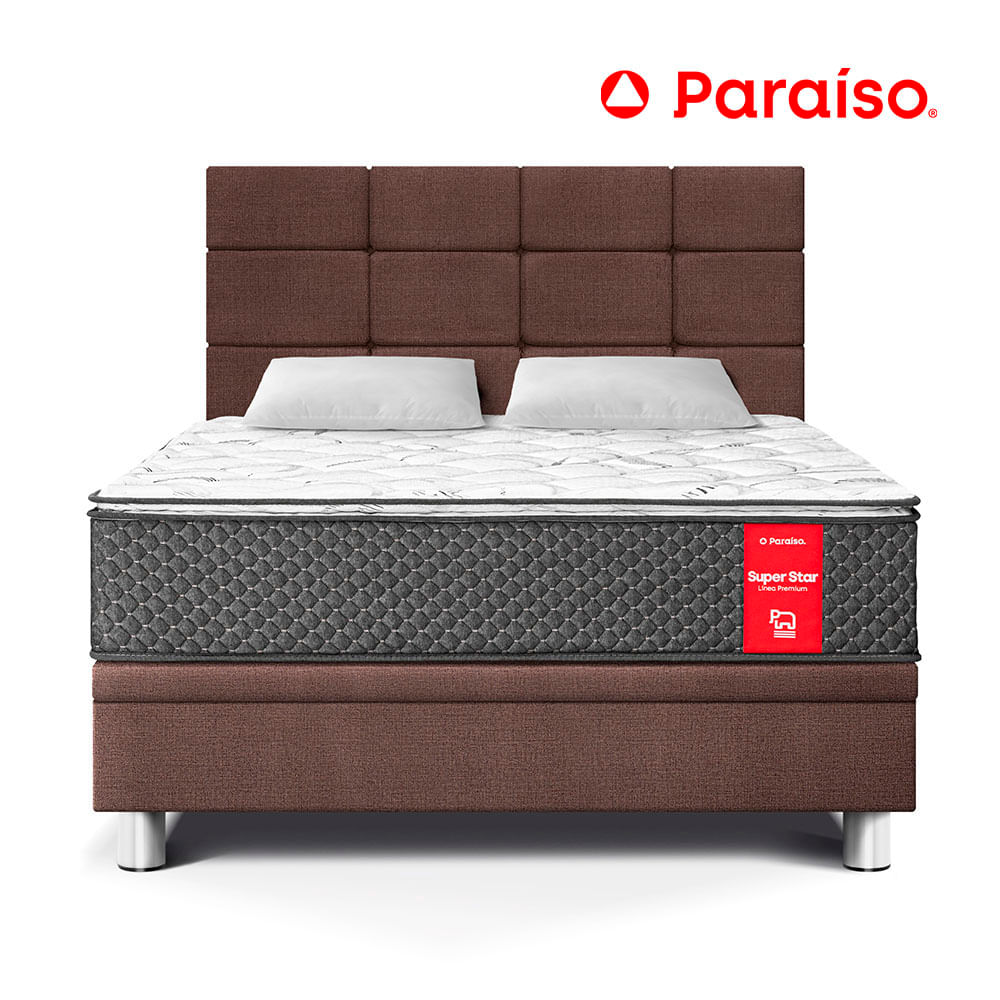 Dormitorio Boxet Blocks Super Star 2 Plazas Chocolate