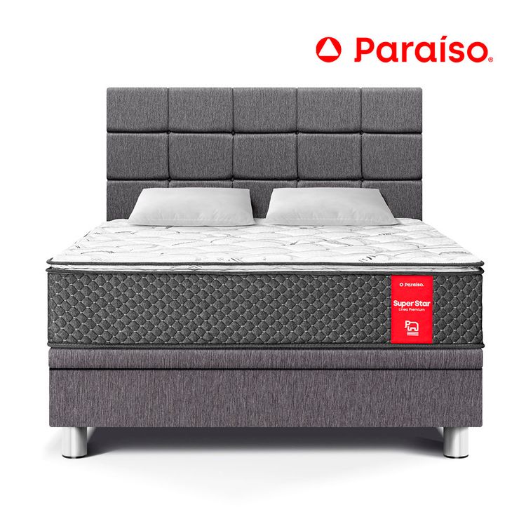 Dormitorio Boxet Blocks Super Star Queen Gris