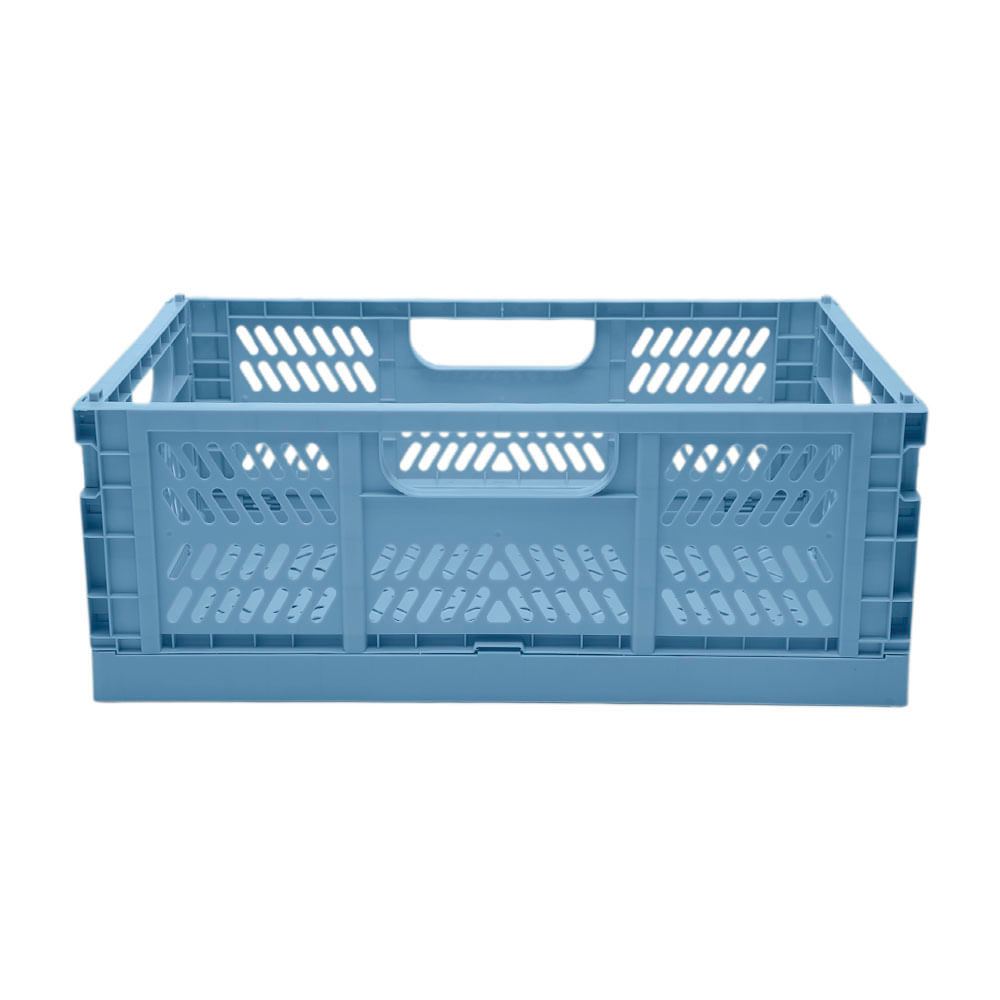Canasto Krea Organizador Krea Plegable Azul 15L