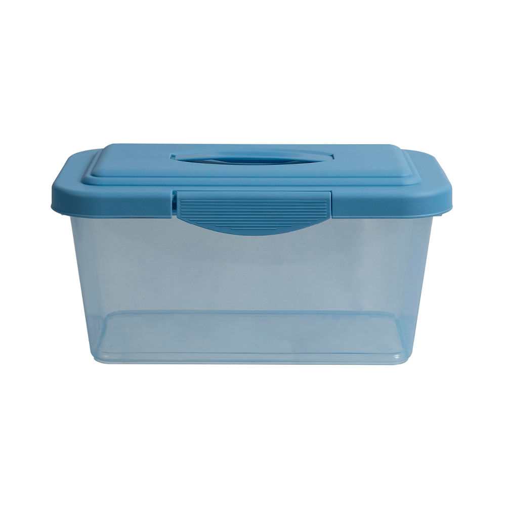 Caja Organizadora Krea Color Transparente Azul 6L