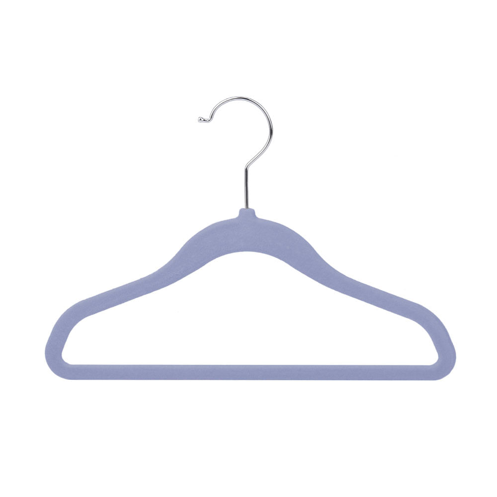 Pack 5 Colgadores Kids Krea Terciopelo Azul