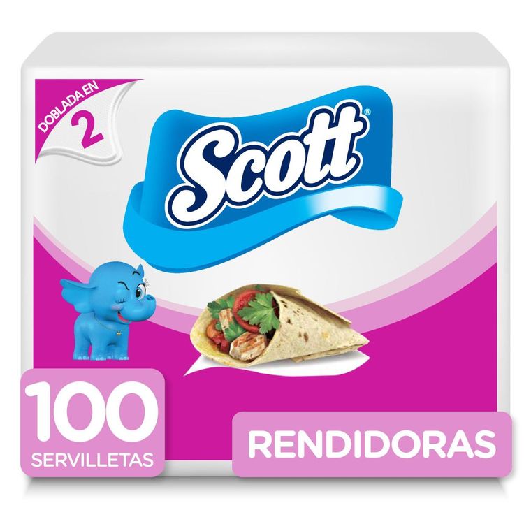 Servilletas de Papel Scott Rendidoras 100un