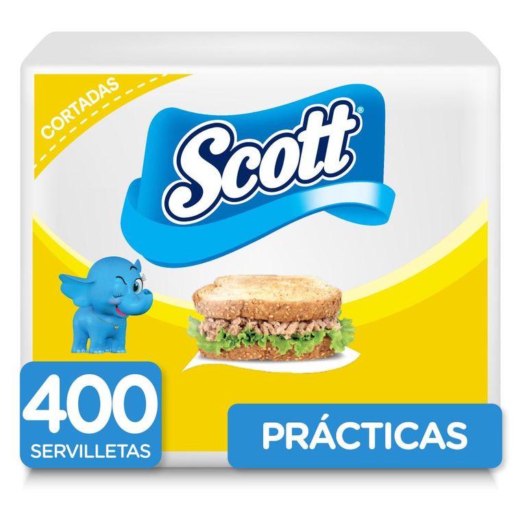 Servilletas de Papel Scott Practicas 400un