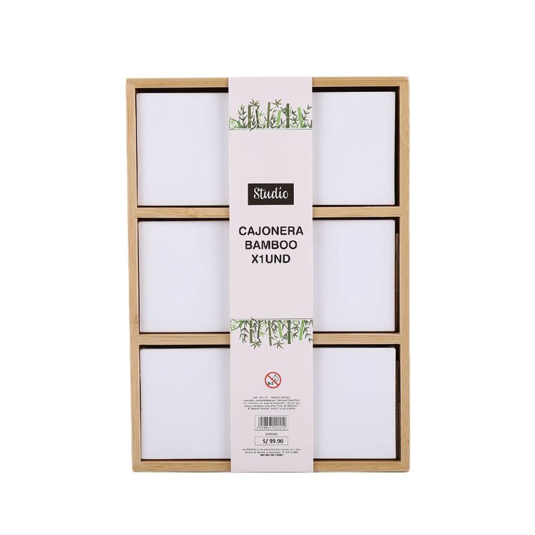 Cajonera Bamboo 1un