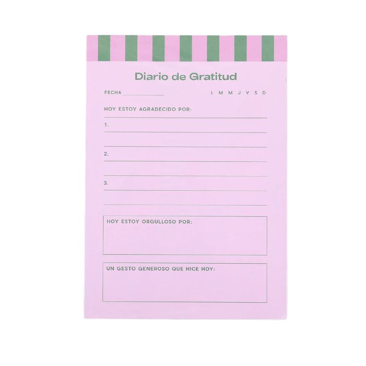 Cuaderno de Gratitud 1un