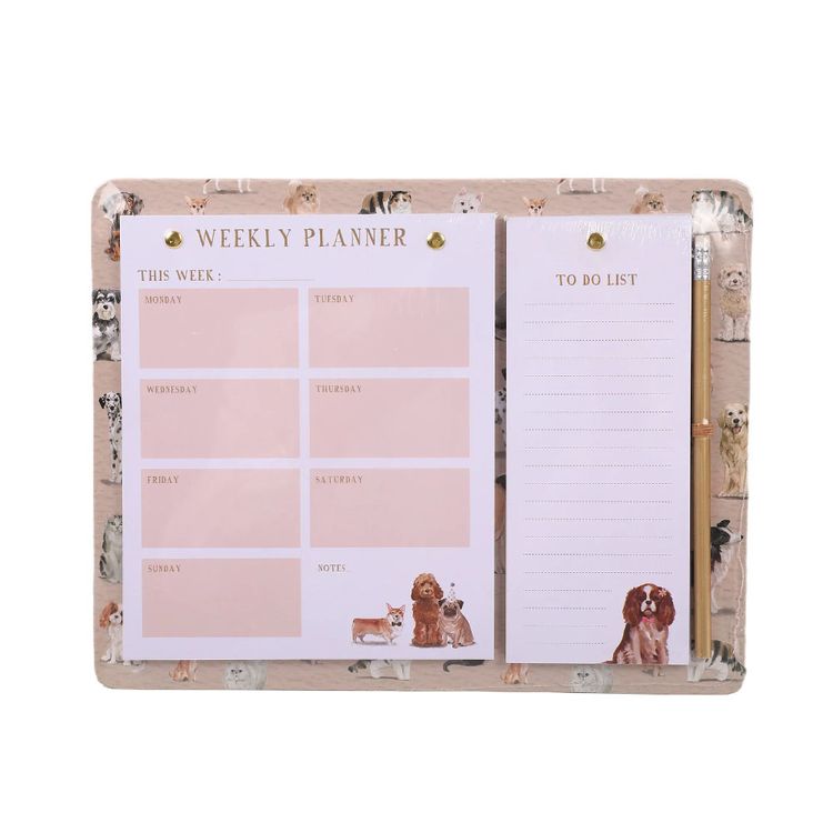 Set Planner Semanal Pets 1un Set Planner Semanal Pets 1un