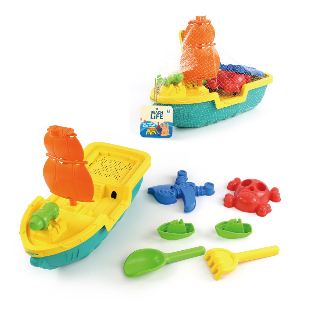 Barco de Playa Sunshine Play 10 Piezas