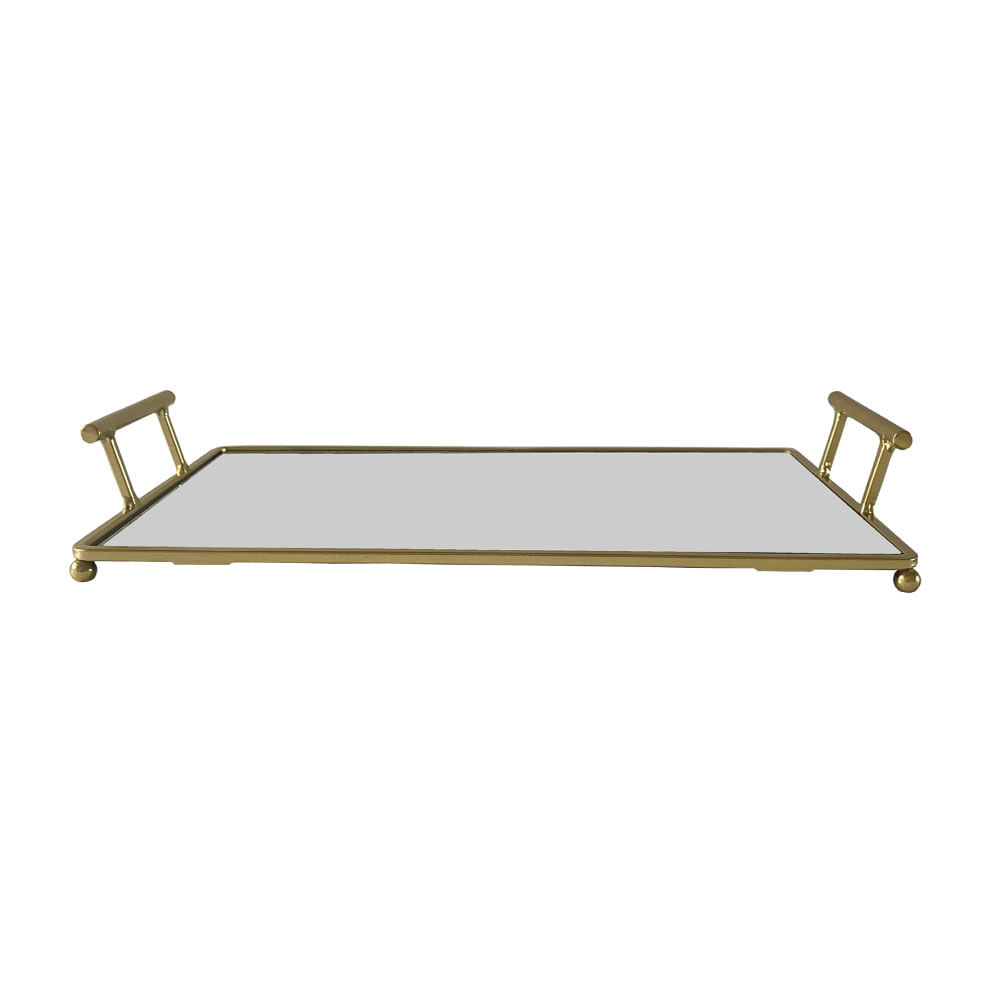 Bandeja Decorativa Krea Rectangular Vidrio Asas