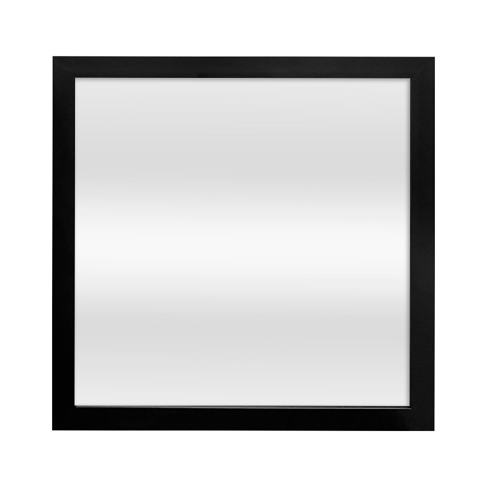 Espejo Krea Cuadrado 40x40cm Negro